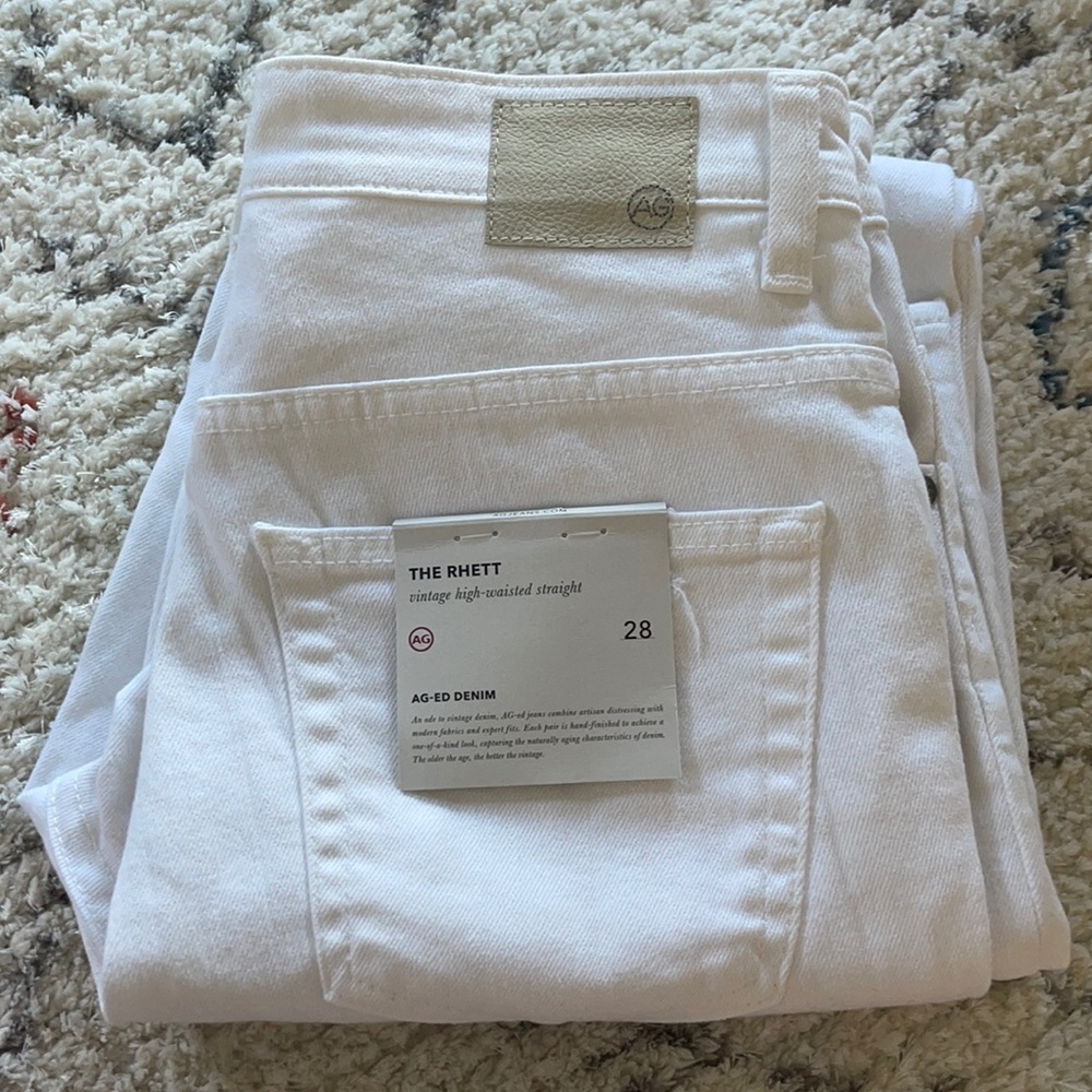 AG White Jeans